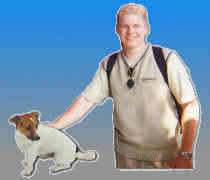 Stefan und sein JackRussellTerrier Oskar
